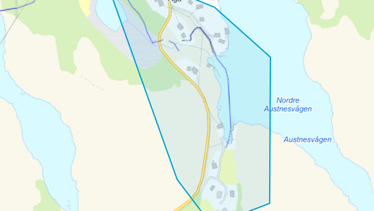 Ledningsbrudd Aga – 13. januar 2026