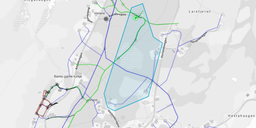 Vasstenging Vorland mandag 23. mars
